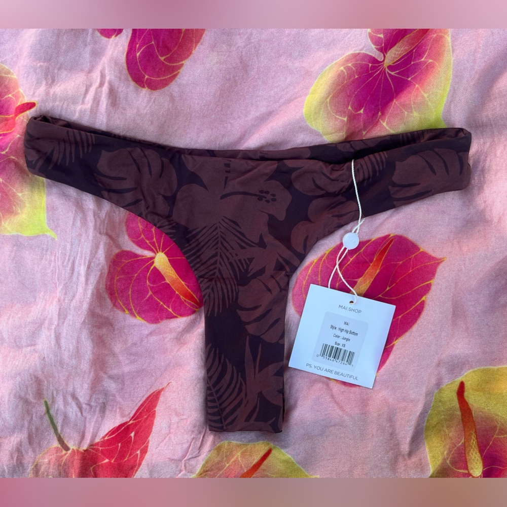 Mai Shop Brown Bikini Bottom